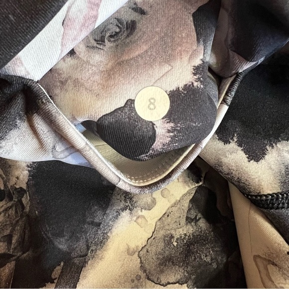 Lululemon | High Times Pant (Peek) Leggings Obscurred Black Dusty Mauve Size 8 - Picture 13 of 15